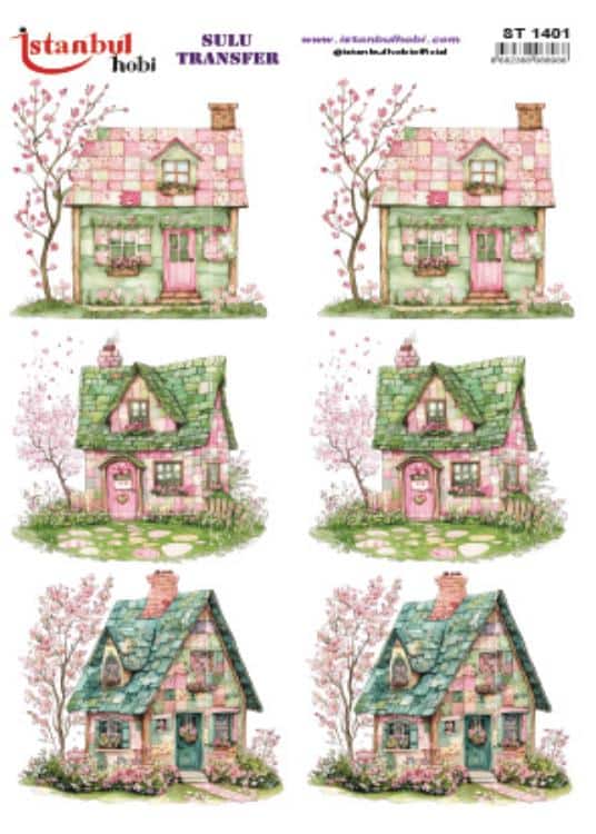 ST1401 | Sulu Transfer Kağıdı-25x35 cm 1 St1401 | Sulu Transfer Kağıdı-25X35 Cm