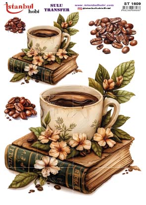 ST1609 | Sulu Transfer Kağıdı-25x35 cm 1 St1609 | Sulu Transfer Kağıdı-25X35 Cm