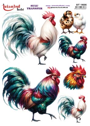 ST1625 | Sulu Transfer Kağıdı-25x35 cm 1 St1625 | Sulu Transfer Kağıdı-25X35 Cm