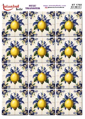 ST1732 | Sulu Transfer Kağıdı-25x35 cm 1 St1732 | Sulu Transfer Kağıdı-25X35 Cm