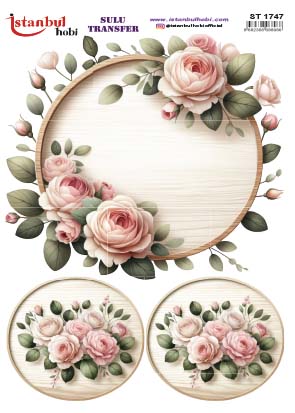 ST1747 | Sulu Transfer Kağıdı-25x35 cm 1 St1747 | Sulu Transfer Kağıdı-25X35 Cm