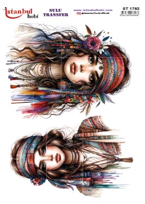 ST1762 | Sulu Transfer Kağıdı-25x35 cm 1 St1762 | Sulu Transfer Kağıdı-25X35 Cm