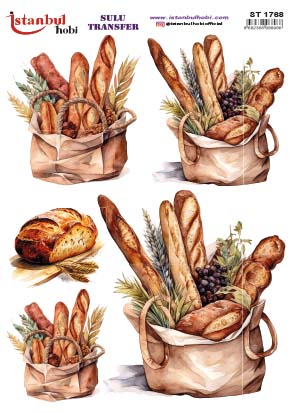 ST1768 | Sulu Transfer Kağıdı-25x35 cm 1 St1768 | Sulu Transfer Kağıdı-25X35 Cm