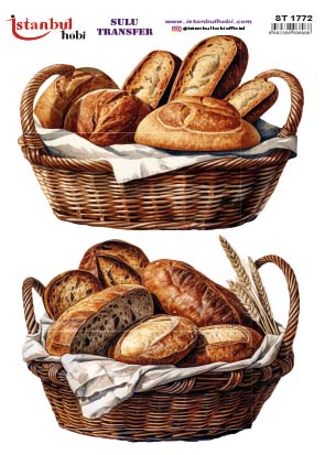 ST1772 | Sulu Transfer Kağıdı-25x35 cm 1 St1772 | Sulu Transfer Kağıdı-25X35 Cm