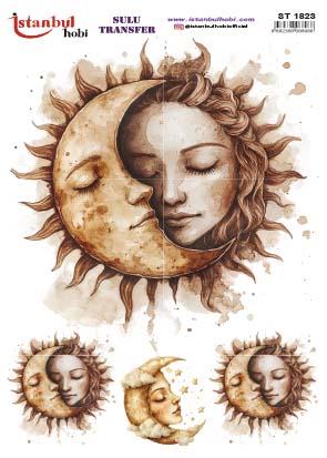 ST1823 | Sulu Transfer Kağıdı-25x35 cm 1 St1823 | Sulu Transfer Kağıdı-25X35 Cm