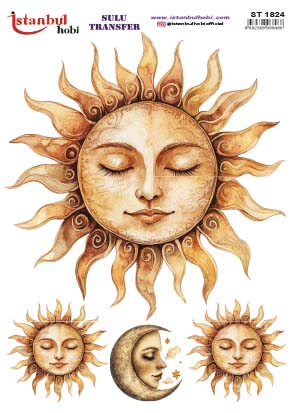 ST1824 | Sulu Transfer Kağıdı-25x35 cm 1 St1824 | Sulu Transfer Kağıdı-25X35 Cm