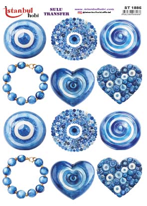 ST1885 | Sulu Transfer Kağıdı-25x35 cm 1 St1885 | Sulu Transfer Kağıdı-25X35 Cm