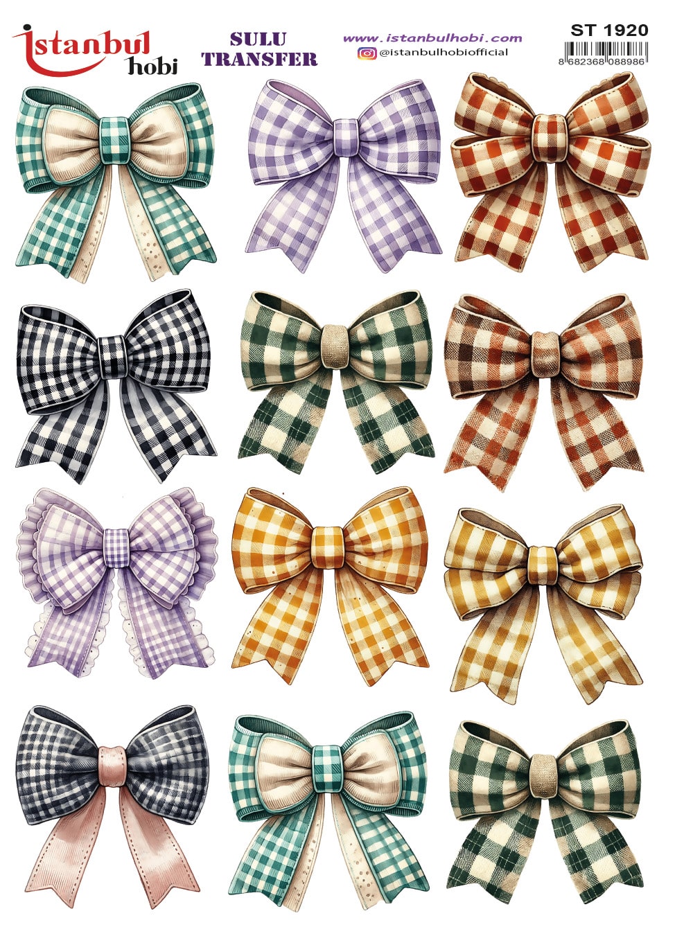 ST1920 | Sulu Transfer Kağıdı-25x35 cm 1 St1920 | Sulu Transfer Kağıdı-25X35 Cm