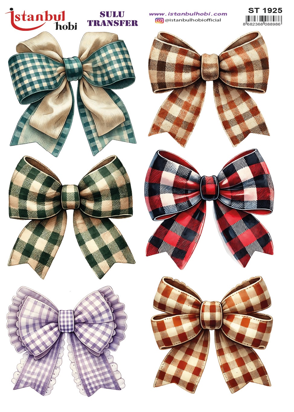 ST1925 | Sulu Transfer Kağıdı-25x35 cm 1 St1925 | Sulu Transfer Kağıdı-25X35 Cm