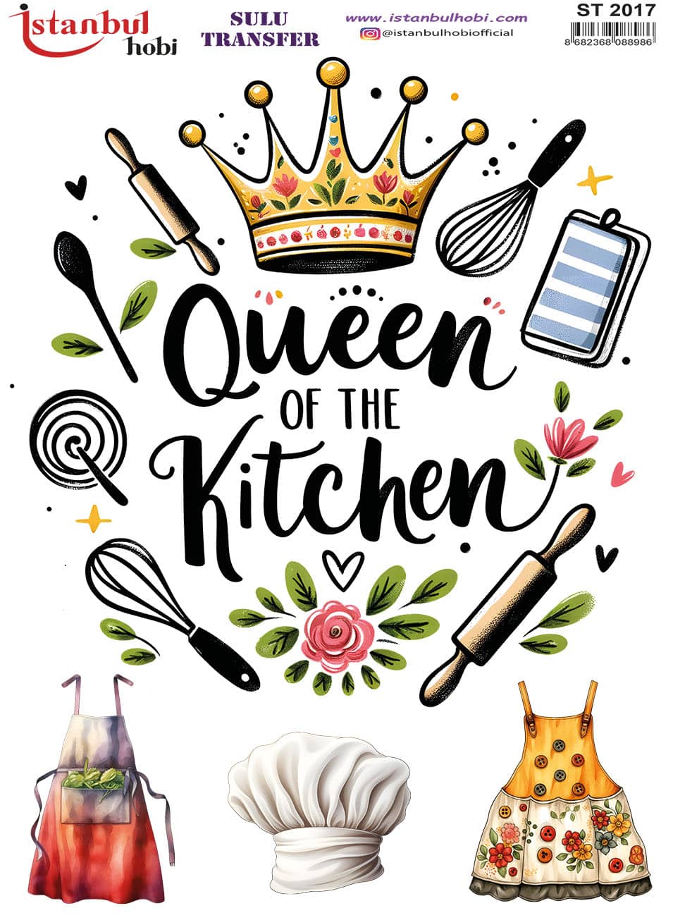 ST2017 | Sulu Transfer Kağıdı-25x35 cm 1 St2017 | Sulu Transfer Kağıdı-25X35 Cm