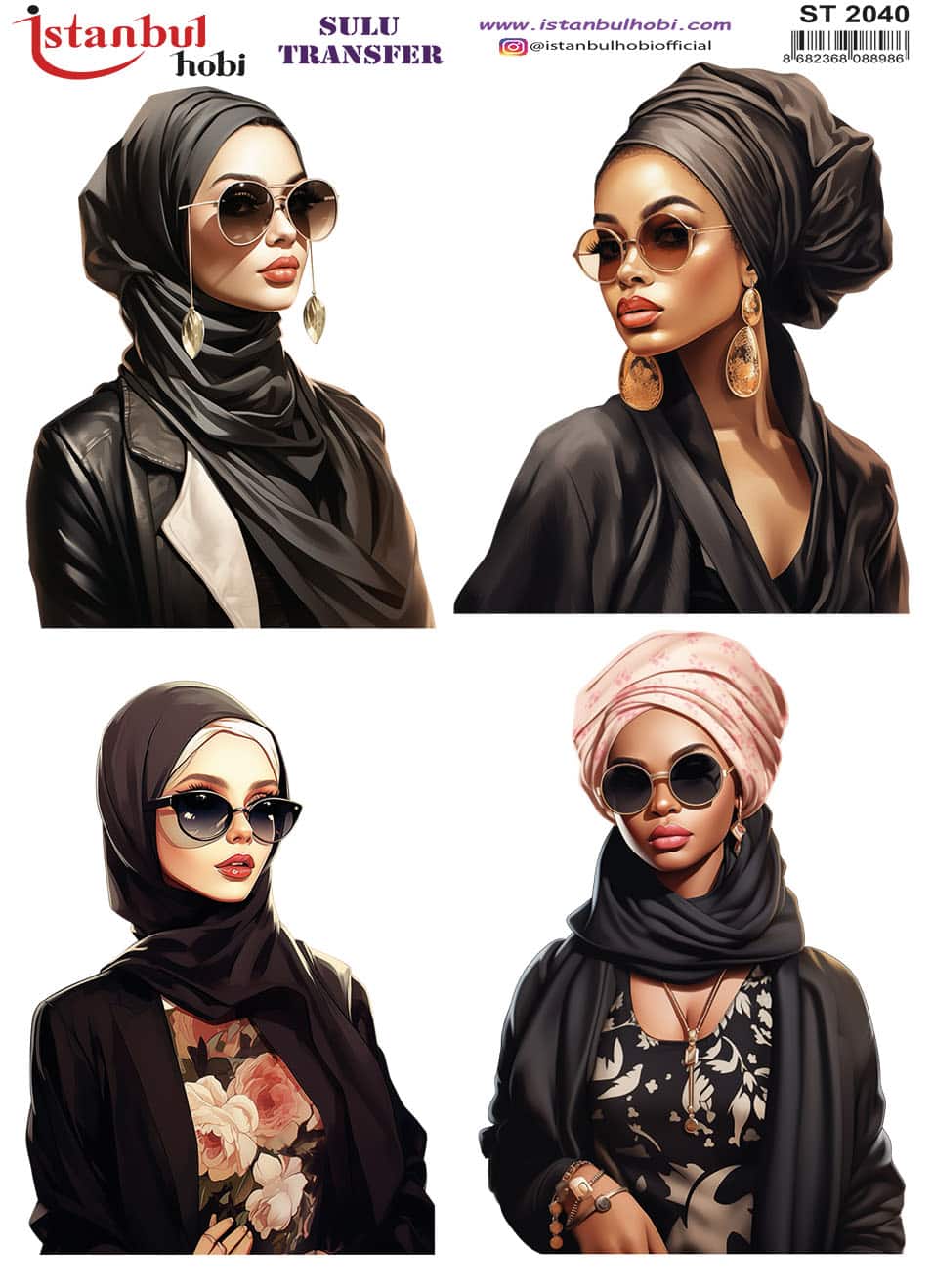 ST2040 | Sulu Transfer Kağıdı-25x35 cm 1 St2040 | Sulu Transfer Kağıdı-25X35 Cm