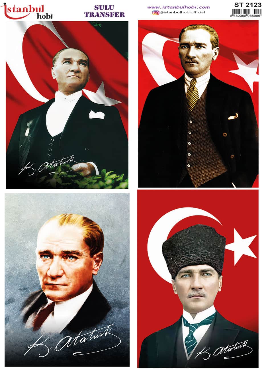 ST2123 | Sulu Transfer Kağıdı-25x35 cm 1 St2123 | Sulu Transfer Kağıdı-25X35 Cm