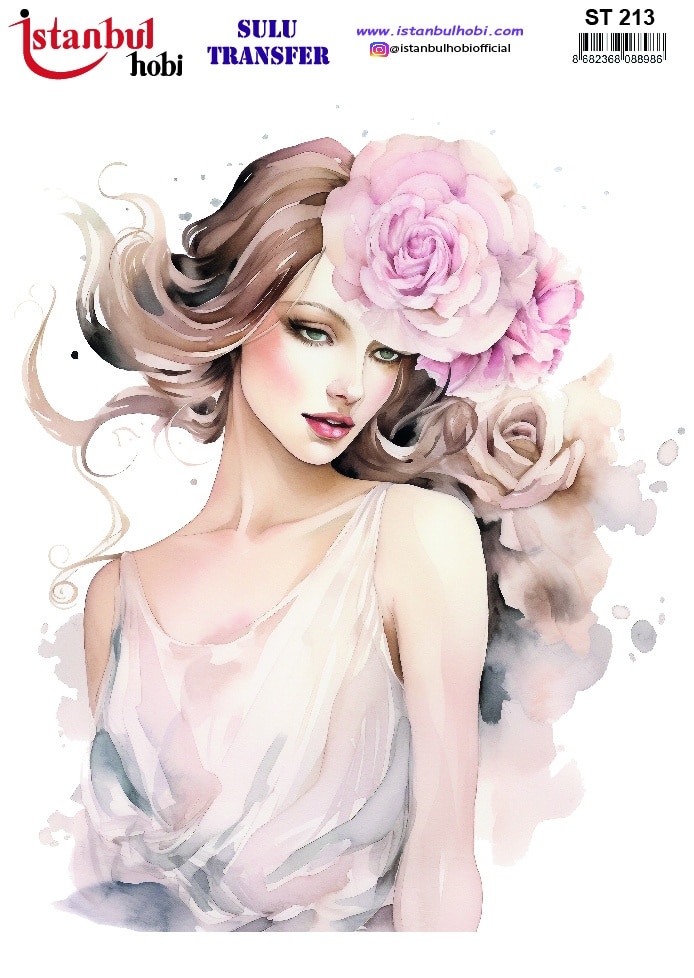 ST213 | Sulu Transfer Kağıdı-25x35 cm 1 St213 | Sulu Transfer Kağıdı-25X35 Cm