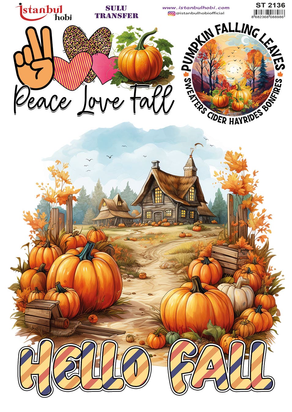 ST2136 | Sulu Transfer Kağıdı-25x35 cm 1 St2136 | Sulu Transfer Kağıdı-25X35 Cm