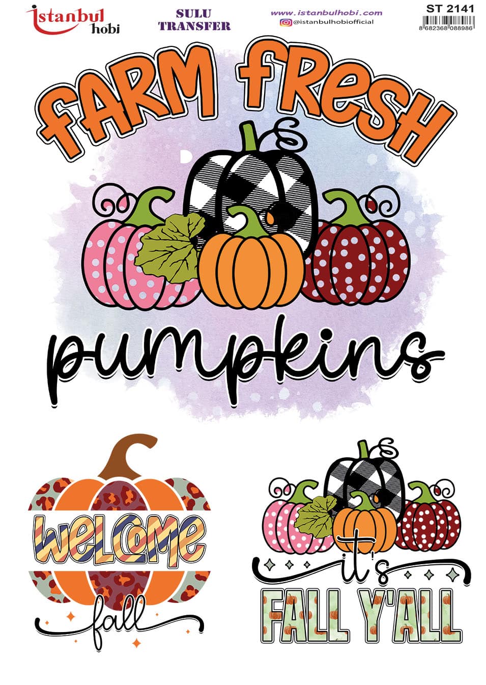 ST2141 | Sulu Transfer Kağıdı-25x35 cm 1 St2141 | Sulu Transfer Kağıdı-25X35 Cm