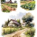 ST2166 | Sulu Transfer Kağıdı-25x35 cm