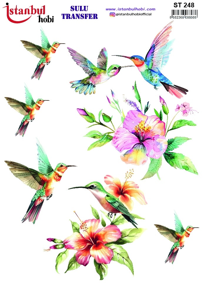 ST248 | Sulu Transfer Kağıdı-25x35 cm 1 St248 | Sulu Transfer Kağıdı-25X35 Cm