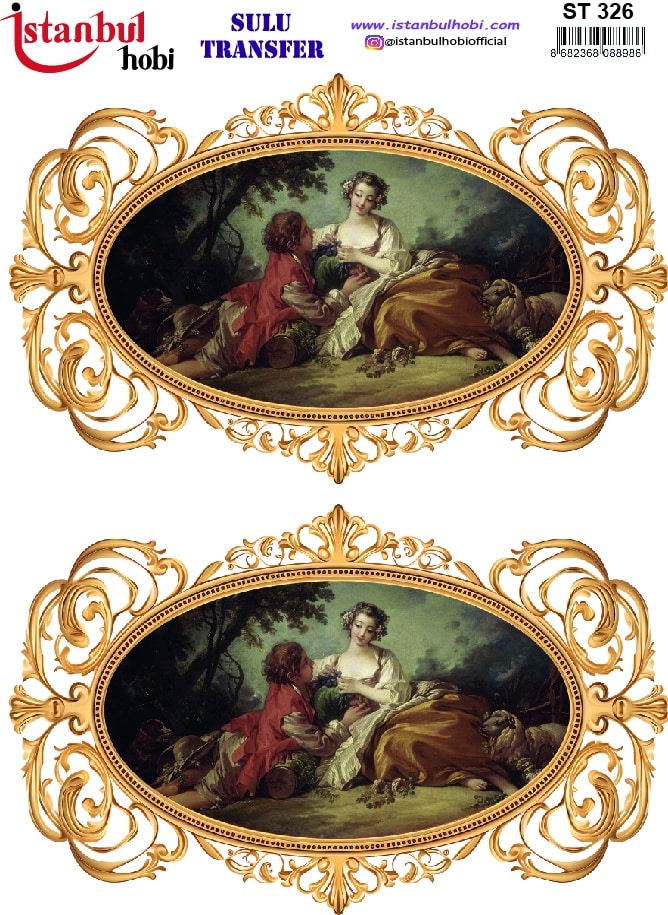 ST326 | Sulu Transfer Kağıdı-25x35 cm 1 St326 | Sulu Transfer Kağıdı-25X35 Cm