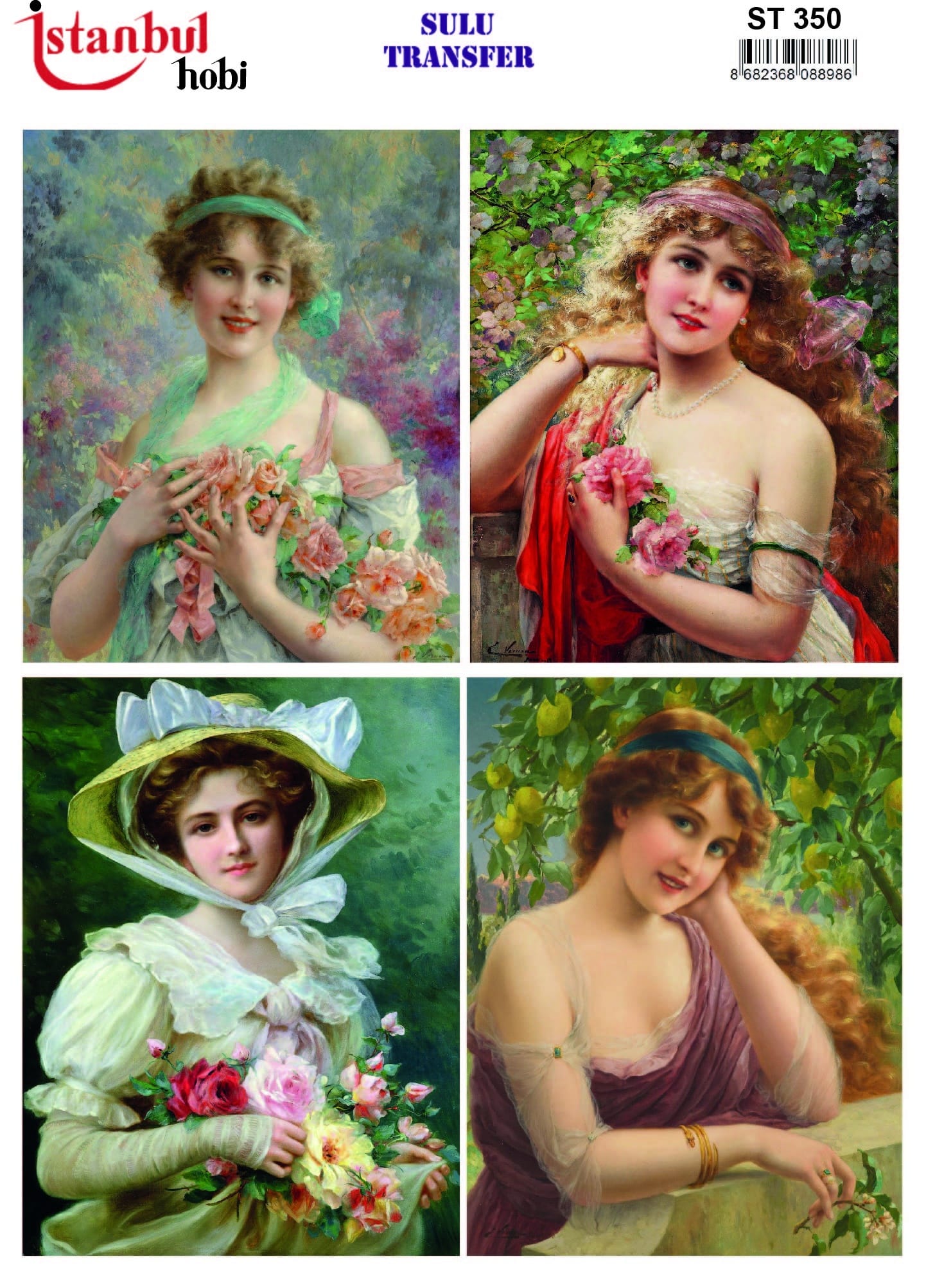 ST350 | Sulu Transfer Kağıdı-25x35 cm 1 St350 | Sulu Transfer Kağıdı-25X35 Cm