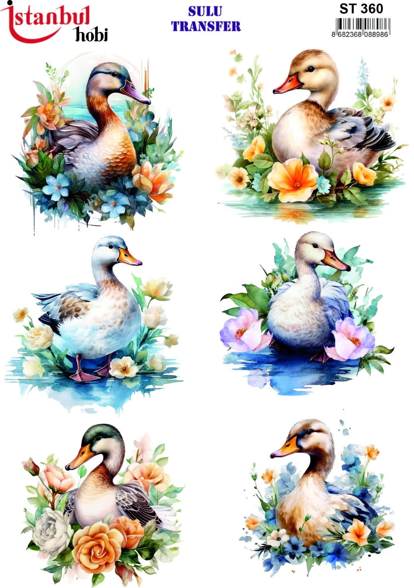 ST360 | Sulu Transfer Kağıdı-25x35 cm 1 St360 | Sulu Transfer Kağıdı-25X35 Cm