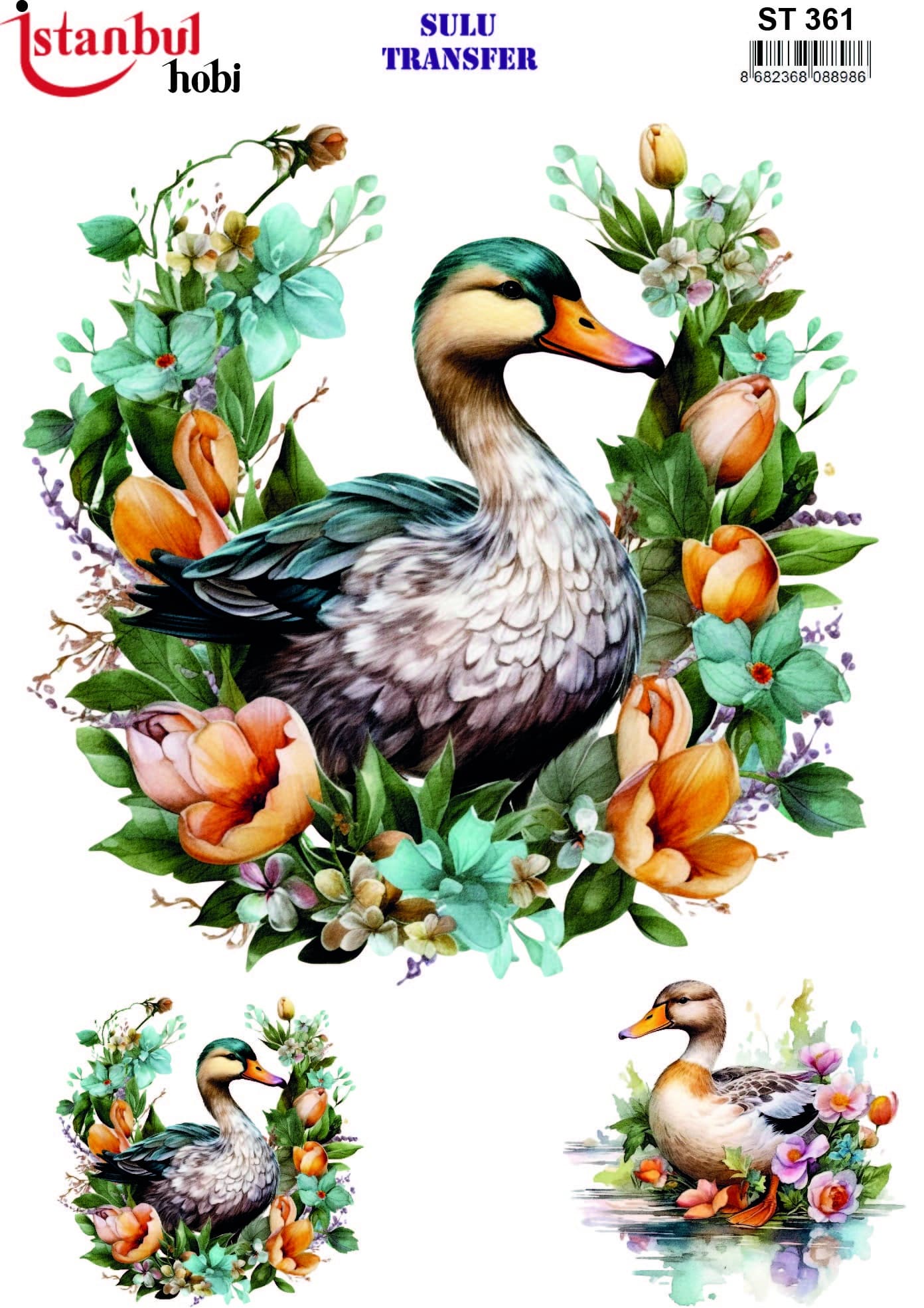 ST361 | Sulu Transfer Kağıdı-25x35 cm 1 St361 | Sulu Transfer Kağıdı-25X35 Cm