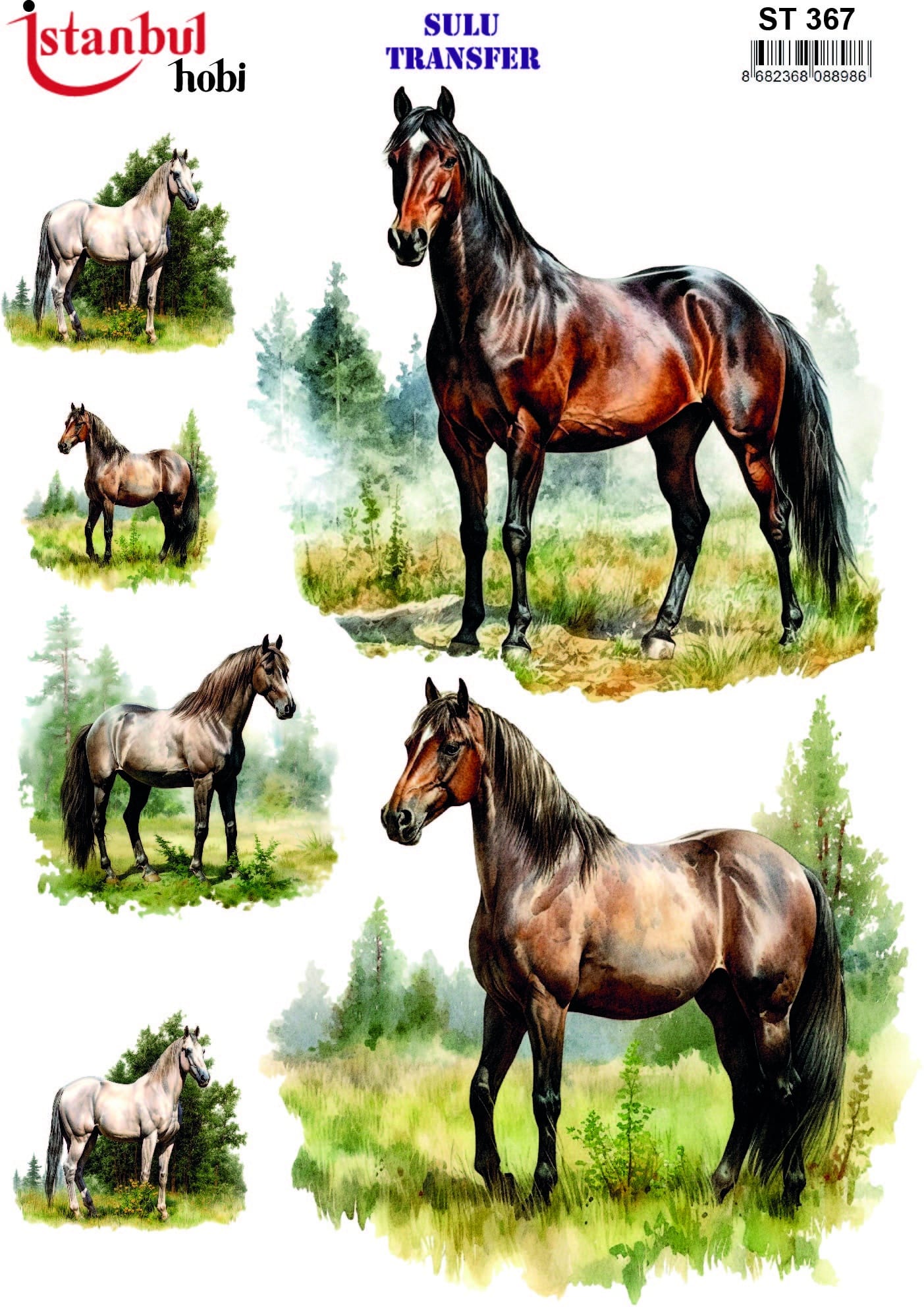 ST367 | Sulu Transfer Kağıdı-25x35 cm 1 St367 | Sulu Transfer Kağıdı-25X35 Cm