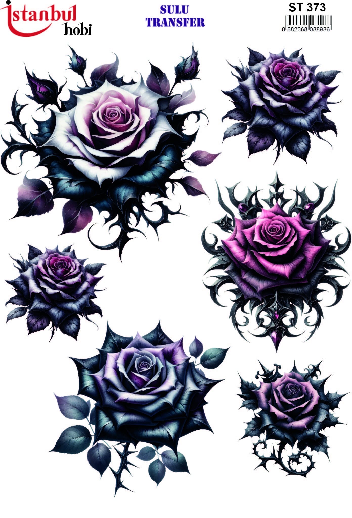 ST373 | Sulu Transfer Kağıdı-25x35 cm 1 St373 | Sulu Transfer Kağıdı-25X35 Cm