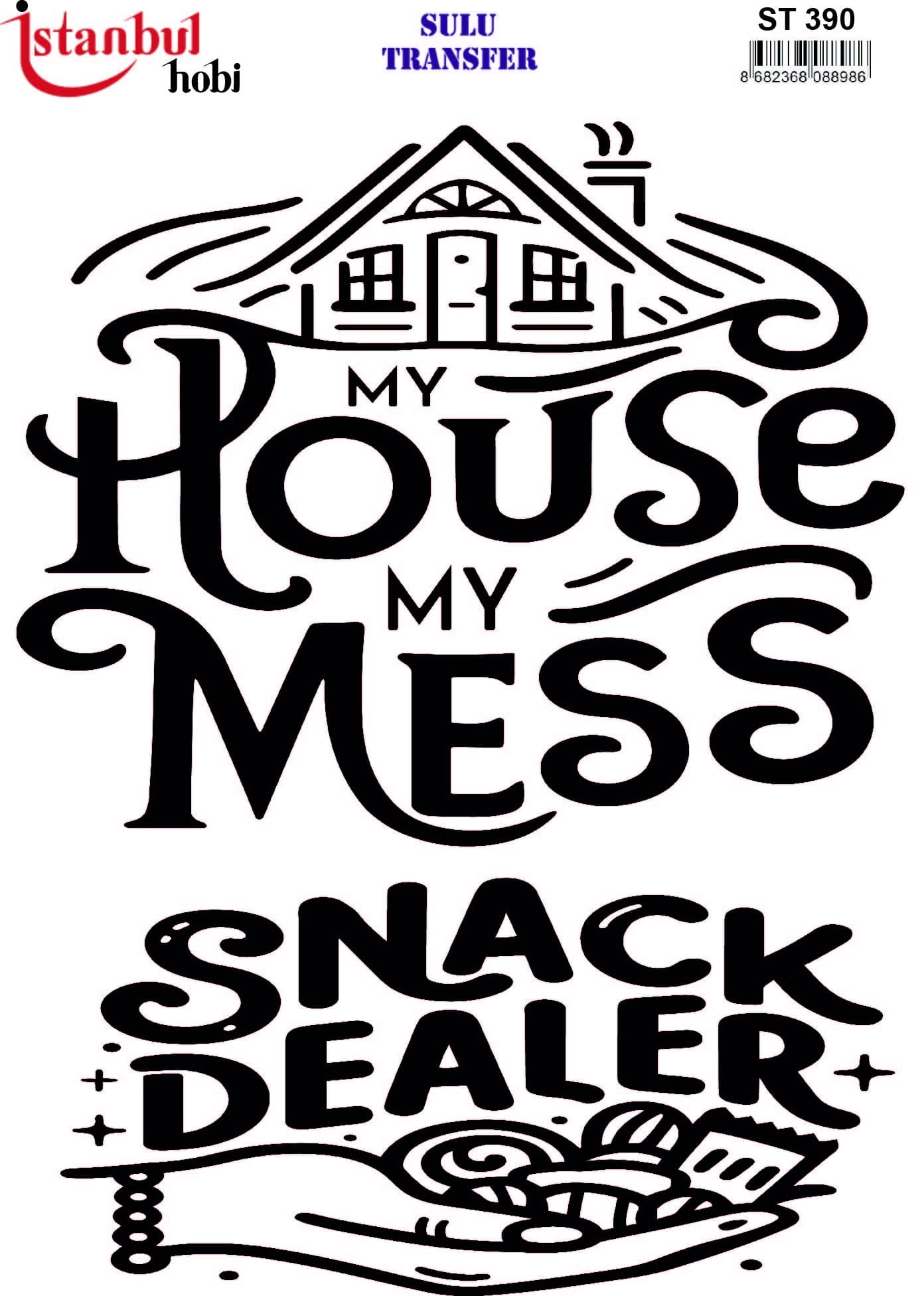 ST390 | Sulu Transfer Kağıdı-25x35 cm 1 St390 | Sulu Transfer Kağıdı-25X35 Cm