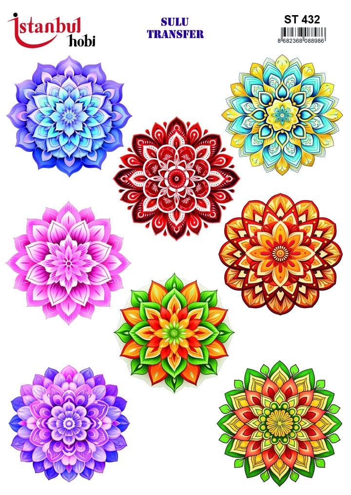 ST432 | Sulu Transfer Kağıdı-25x35 cm 1 St432 | Sulu Transfer Kağıdı-25X35 Cm