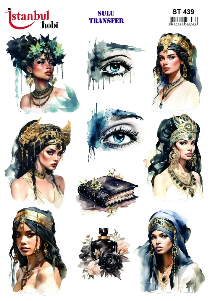 ST439 | Sulu Transfer Kağıdı-25x35 cm 1 St439 | Sulu Transfer Kağıdı-25X35 Cm