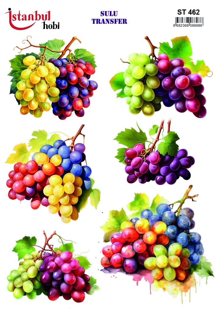 ST462 | Sulu Transfer Kağıdı-25x35 cm 1 St462 | Sulu Transfer Kağıdı-25X35 Cm