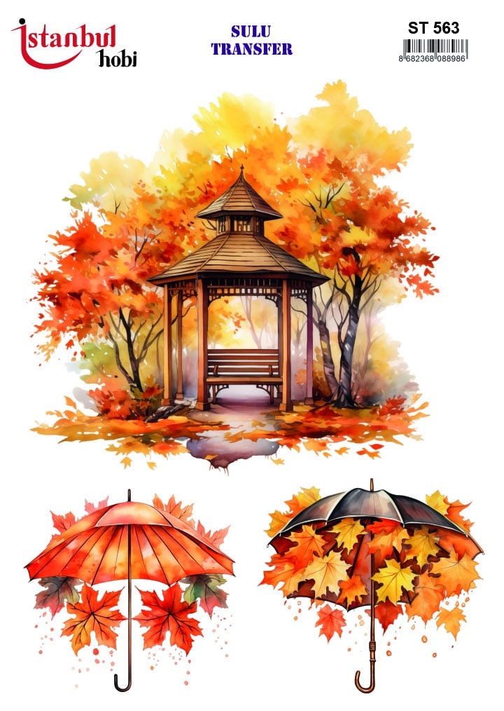 ST563 | Sulu Transfer Kağıdı-25x35 cm 1 St563 | Sulu Transfer Kağıdı-25X35 Cm