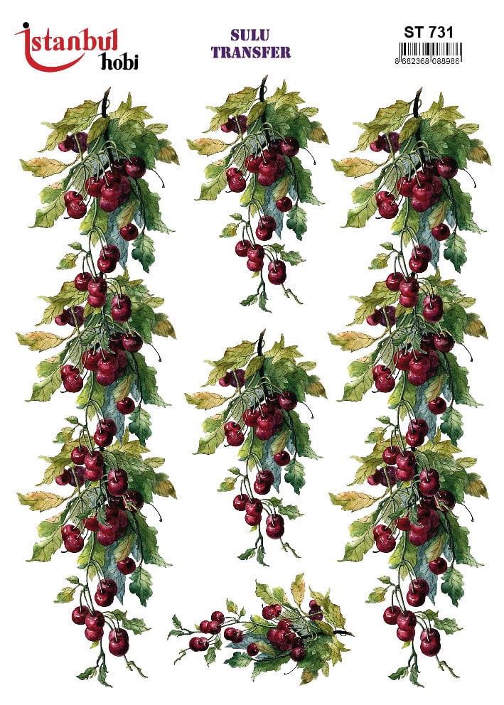 ST731 | Sulu Transfer Kağıdı-25x35 cm 1 St731 | Sulu Transfer Kağıdı-25X35 Cm