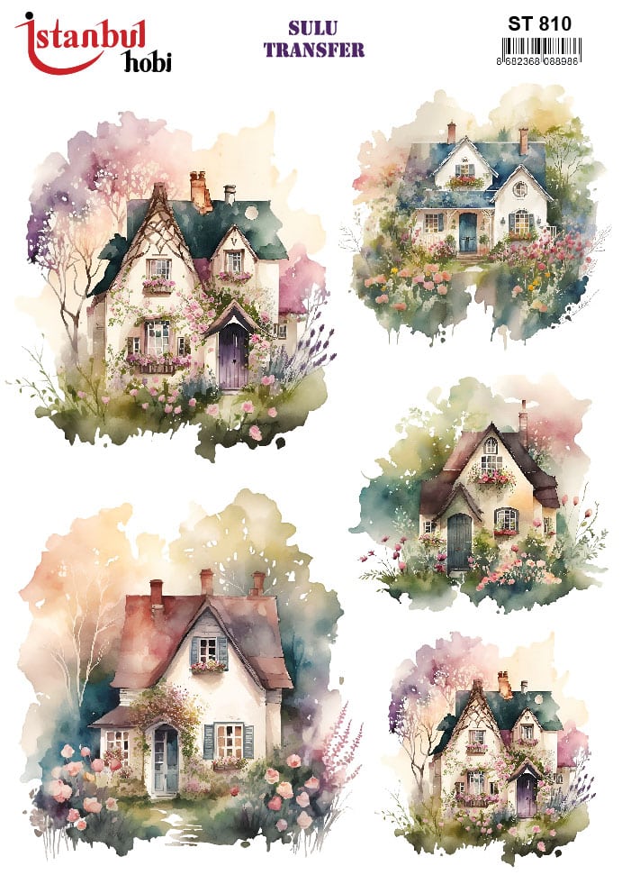 ST810 | Sulu Transfer Kağıdı-25x35 cm 1 St810 | Sulu Transfer Kağıdı-25X35 Cm