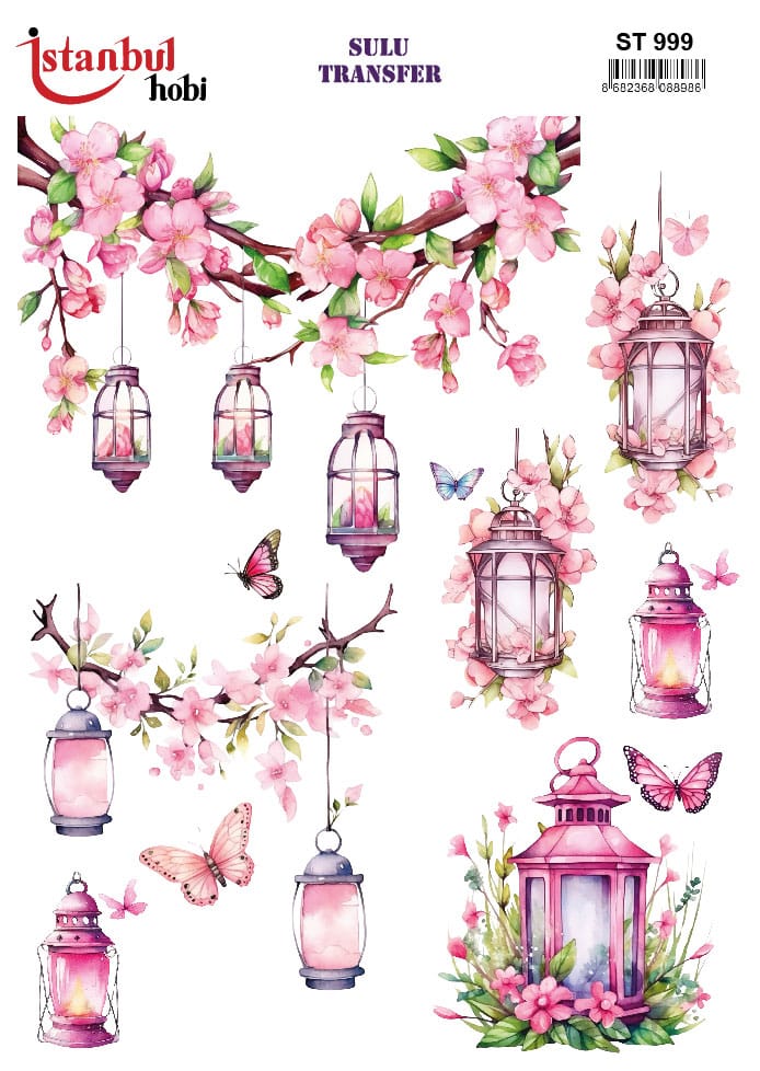 ST999 | Sulu Transfer Kağıdı-25x35 cm 1 St999 | Sulu Transfer Kağıdı-25X35 Cm