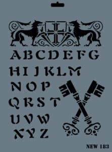 Rich Stencil New Seri X-Large 183