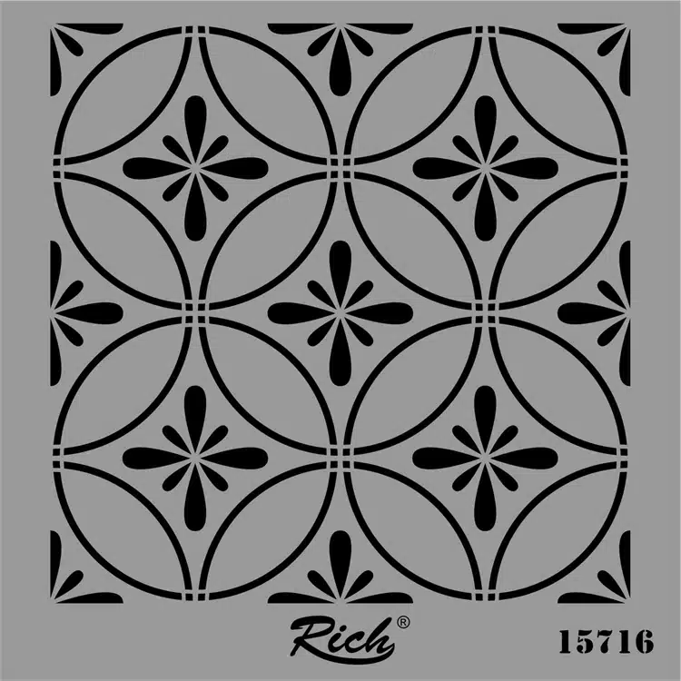 "Shippo" (Yedi Hazine) Deseni | Stencil Boyama Şablonu (25x25 cm) 1 "Shippo" (Yedi Hazine) Deseni | Stencil Boyama Şablonu (25x25 cm)