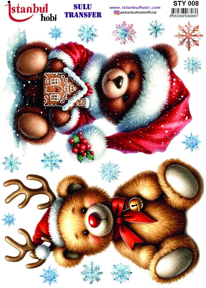 STY08 | Sulu Transfer Kağıdı-25x35 cm 1 Sty08 | Sulu Transfer Kağıdı-25X35 Cm