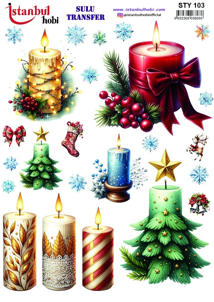 STY103 | Sulu Transfer Kağıdı-25x35 cm 1 Sty103 | Sulu Transfer Kağıdı-25X35 Cm