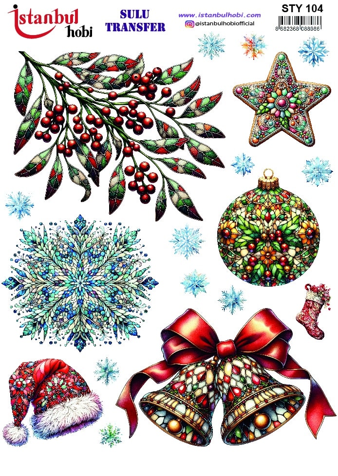 STY104 | Sulu Transfer Kağıdı-25x35 cm 1 Sty104 | Sulu Transfer Kağıdı-25X35 Cm