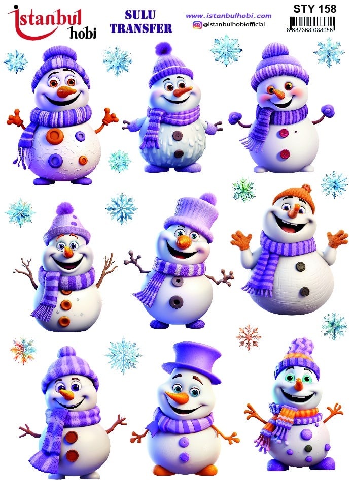 STY158 | Sulu Transfer Kağıdı-25x35 cm 1 Sty158 | Sulu Transfer Kağıdı-25X35 Cm