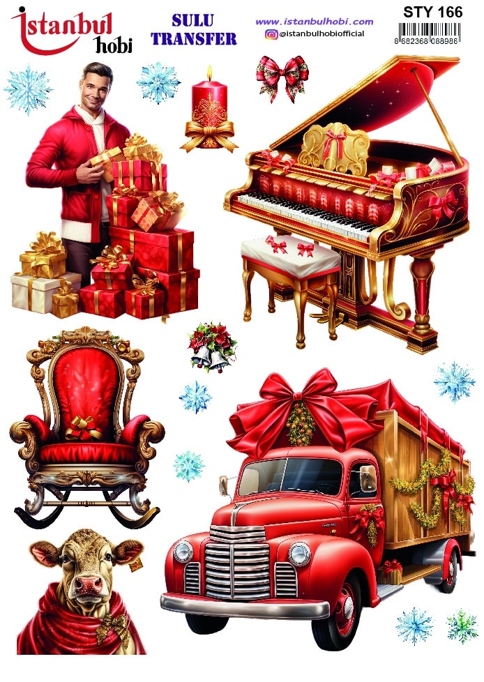 STY166 | Sulu Transfer Kağıdı-25x35 cm 1 Sty166 | Sulu Transfer Kağıdı-25X35 Cm