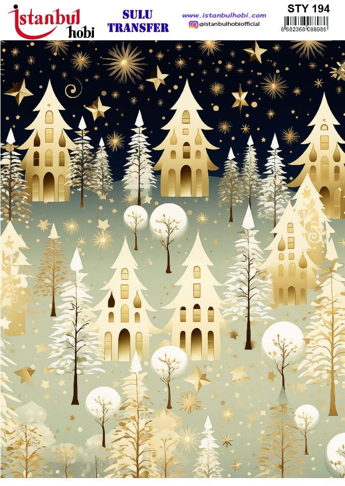 STY194 | Sulu Transfer Kağıdı-25x35 cm 1 Sty194 | Sulu Transfer Kağıdı-25X35 Cm