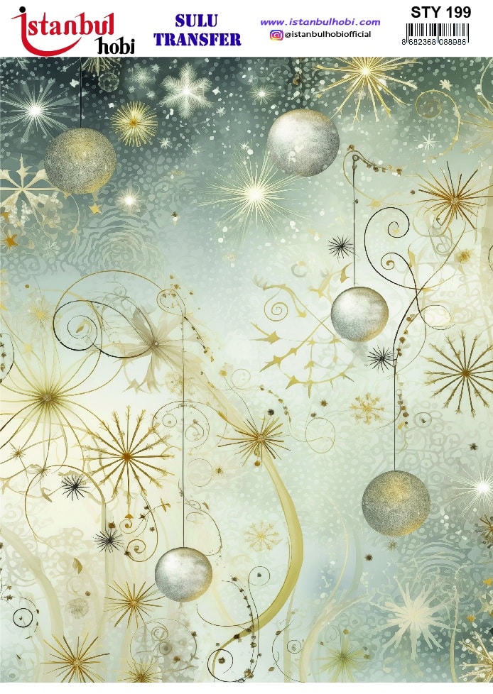 STY199 | Sulu Transfer Kağıdı-25x35 cm 1 Sty199 | Sulu Transfer Kağıdı-25X35 Cm