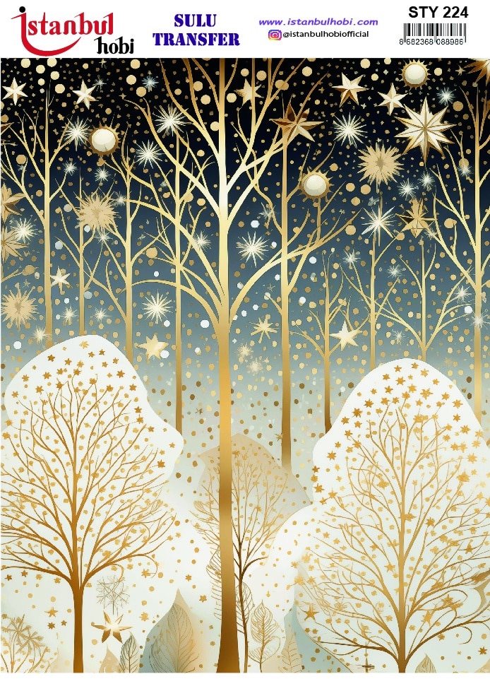 STY224 | Sulu Transfer Kağıdı-25x35 cm 1 Sty224 | Sulu Transfer Kağıdı-25X35 Cm