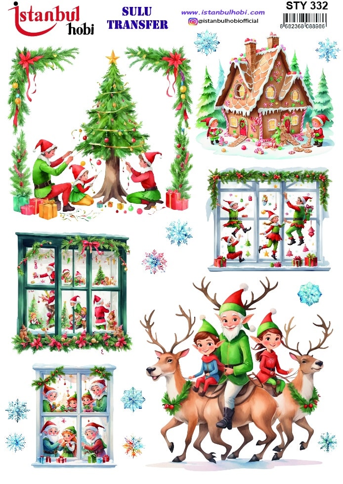 STY332 | Sulu Transfer Kağıdı-25x35 cm 1 Sty332 | Sulu Transfer Kağıdı-25X35 Cm