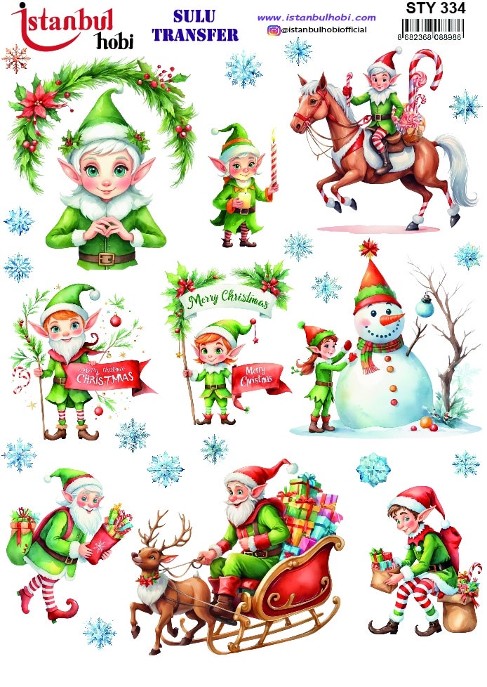 STY334 | Sulu Transfer Kağıdı-25x35 cm 1 Sty334 | Sulu Transfer Kağıdı-25X35 Cm