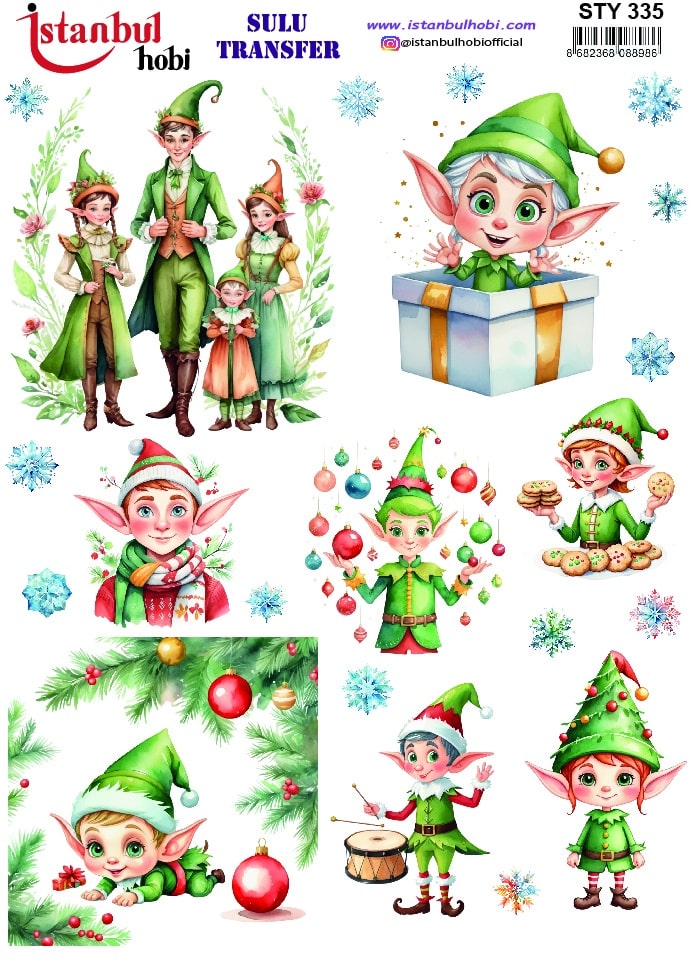 STY335 | Sulu Transfer Kağıdı-25x35 cm 1 Sty335 | Sulu Transfer Kağıdı-25X35 Cm