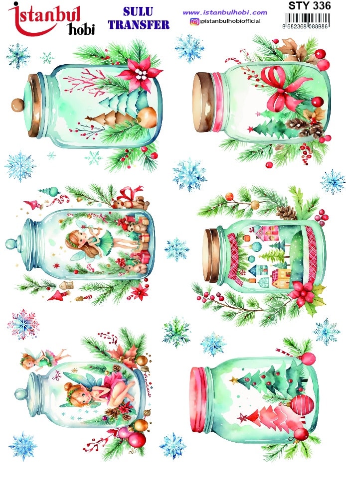 STY336 | Sulu Transfer Kağıdı-25x35 cm 1 Sty336 | Sulu Transfer Kağıdı-25X35 Cm