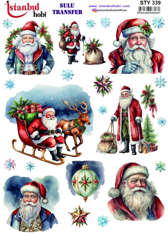 STY339 | Sulu Transfer Kağıdı-25x35 cm 1 Sty339 | Sulu Transfer Kağıdı-25X35 Cm